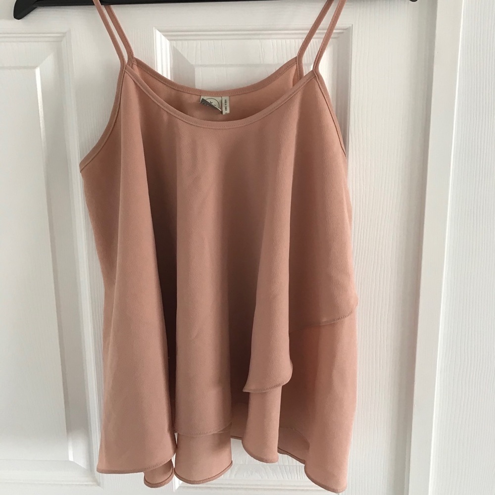 Paper Crane Tank-light Pink-Size S